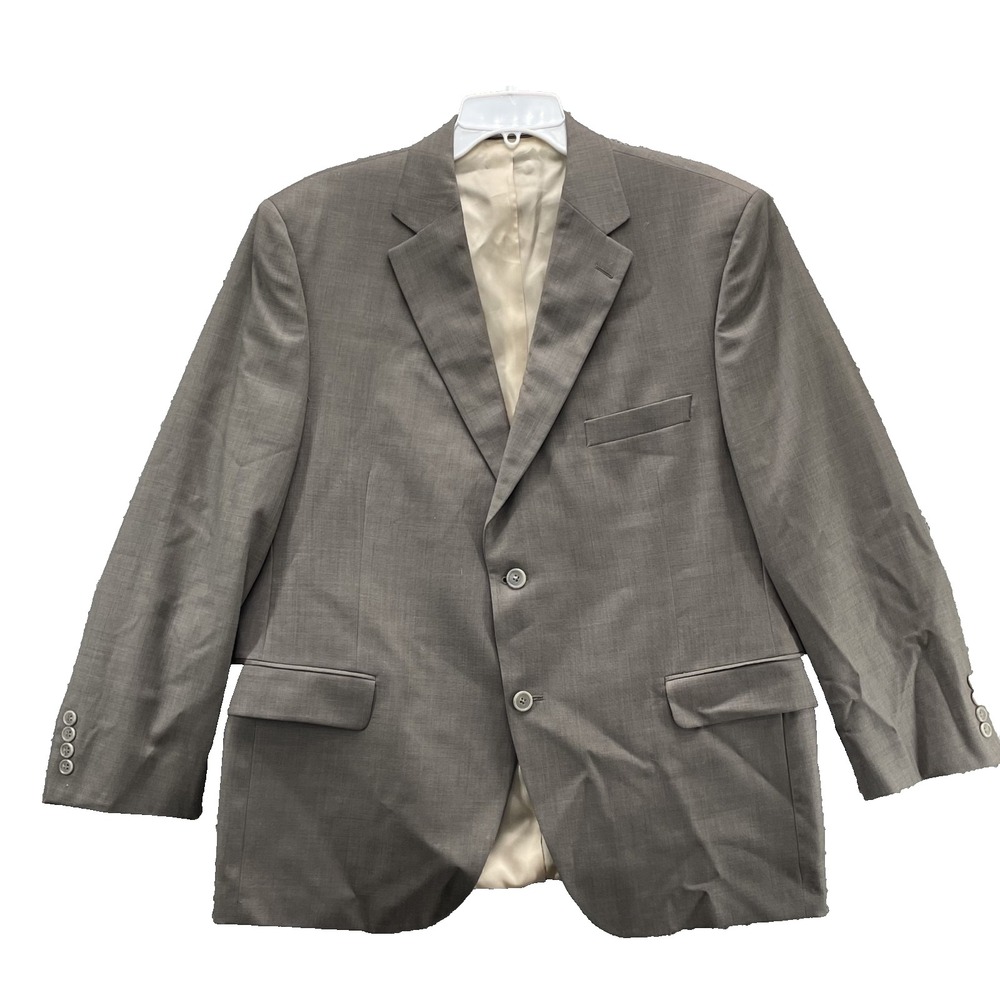 Jack Victor 100% Wool Blazer Men's 46 S Olive Green Corpcore Academia Business